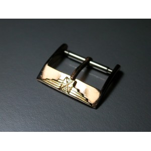 Longines solid 18K pink gold 16mm buckle